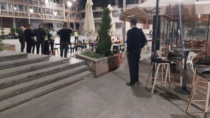 Едно лице е повредено во пукање во угостителски објект на градскиот плоштад во Штип