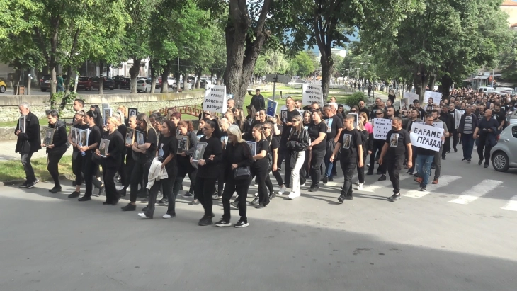 „Марш за ангелите“ во Кочани: Прошка нема, правда за нашите ангели мора да има!