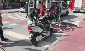 Во Прилеп симулација на сообраќајна несреќа