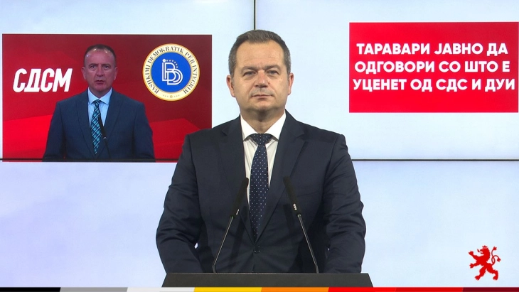 Ковачки: Таравари јавно да одговори со што е уценет од СДС и ДУИ