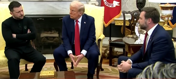 Зеленски: Не сум разговарал со Венс од кавгата во Белата куќа