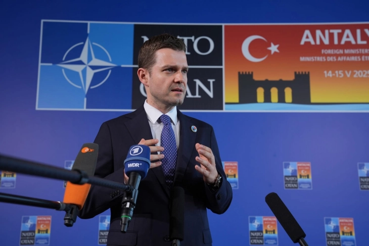 Mucunski in Antalya underlines country's contribution as stable and constructive NATO ally