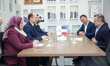 Zeqirija Ibrahimi takon ambasadorin francez, Kristof Le Rigoler