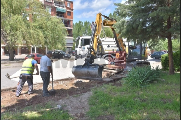 Во Штип градежни активности во неколку населби