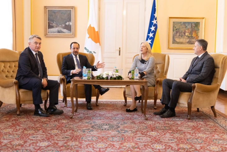 Христодулидис при посетата на Сараево ја потврдил поддршката на Кипар за ЕУ перспективата на Босна и Херцеговина