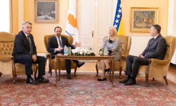 Христодулидис при посетата на Сараево ја потврдил поддршката на Кипар за ЕУ перспективата на Босна и Херцеговина