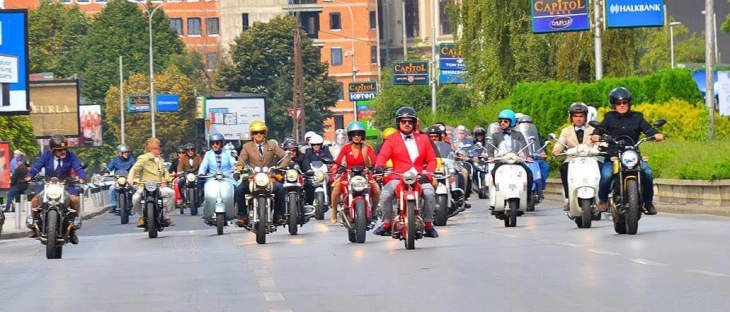 Јубилеен 10-ти пат урбаните моторџии низ скопските улици во знак на борбата за заштита на машкото здравје