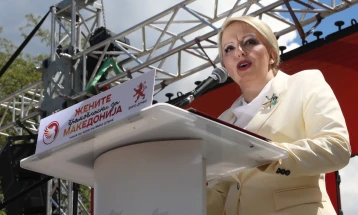 Peshevska: VMRO-DPMNE's Women's Union bulwark of women's fight, force in Macedonia