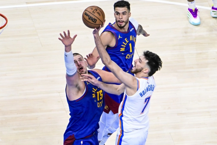 Оклахома го победи Денвер и се пласираше во полуфиналето на НБА плејофот