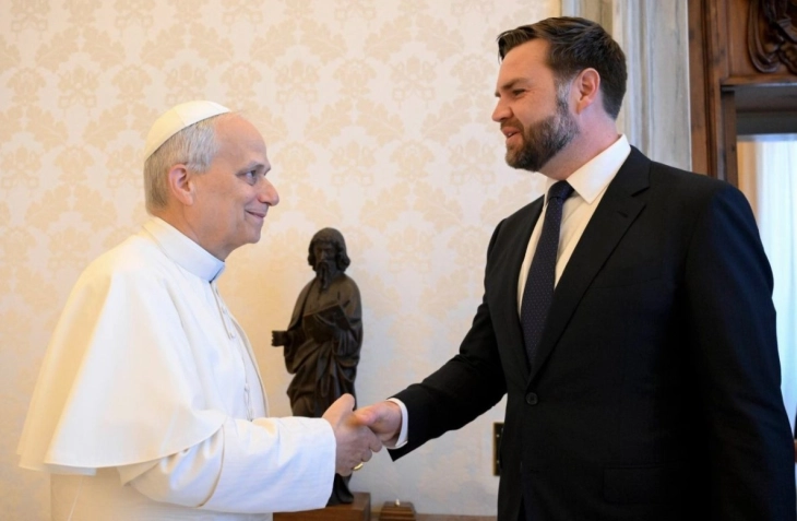 Папата Лав Четиринаесетти се сретна со потпретседателот на САД