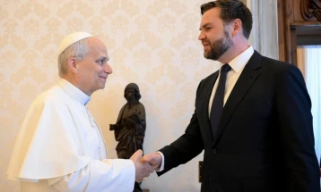 Папата Лав Четиринаесетти се сретна со потпретседателот на САД