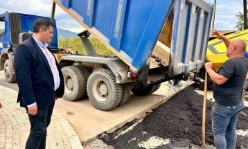 Асфалтирање на ул. „119“ во Јака, Општина Илинден