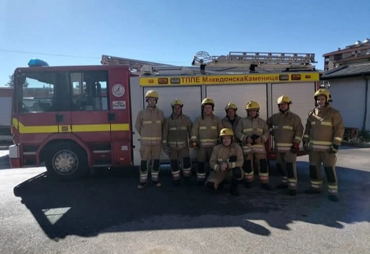 Во подготовки тактичко показна вежба за Денот на пожарникарите во Македонска Каменица