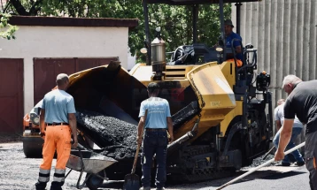 Штипската улица „Сане Ѓоргиев“ со нова подземна инфраструктура и асфалтирана