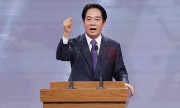 Лаи: Тајван сака мир со Кина