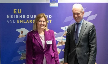 Energy Minister Bozhinovska meets DG NEAR's Director-General Koopman