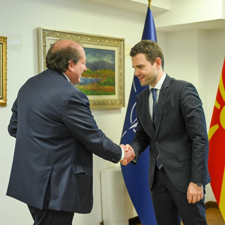 Foreign Minister Mucunski meets CEI Secretary General Dal Mas 