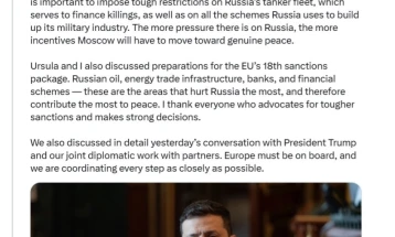 Zelenski e falënderoi BE-në për pakon e 17-të të sanksioneve kundër Rusisë