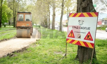 Vepra e skulptorit ukrainas Drozdovski në parkun në Çair