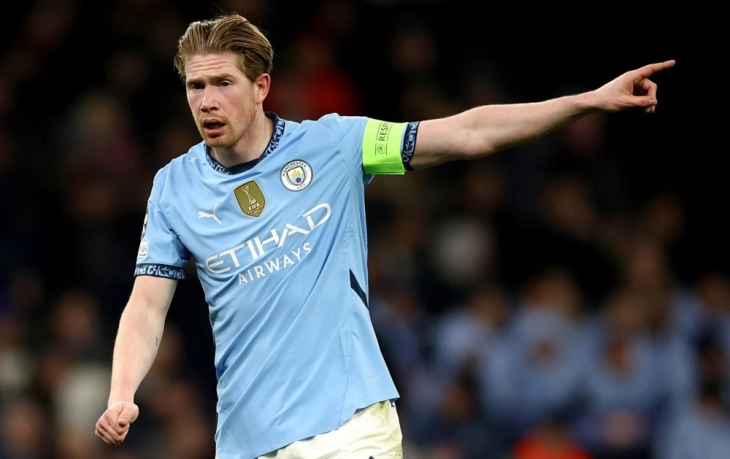 Kevin De Bruyne bids farewell to Manchester City fans