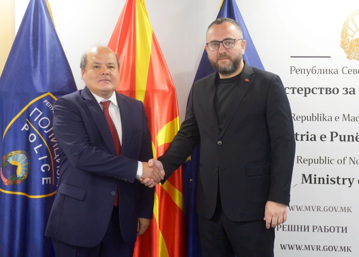 Средба на министерот Тошковски со казакстанскиот амбасадор, Сатибалди Буршаков