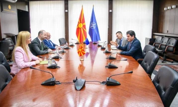 Minister Misajlovski meets EU Ambassador Rokas