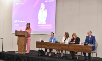 Ангеловска-Бежоска ја промовира иницијативата за подобар пристап до финансии за жените претприемачи и до податоците подготвени првпат во земјава заедно со ЕБРД