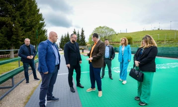 Toshkovski: Sports facilities at Ponikva police resort renovated