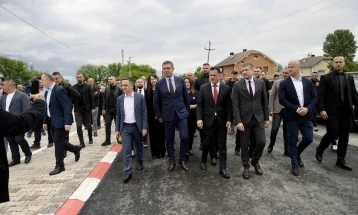 Mickoski nga Zhelina: Investojmë gjithkund në mënyrë të barabartë, vazhdojmë me realizimin e projekteve infrastrukturore