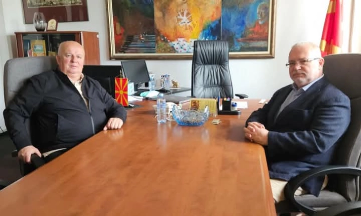 Претседателот на СМИР, Пајкоски, на средба со Ангелов, директорот на Агенцијата за иселеништво