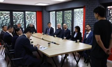 Делегацијата на Комунистичката партија на Кина во посета на работните тела на Левица