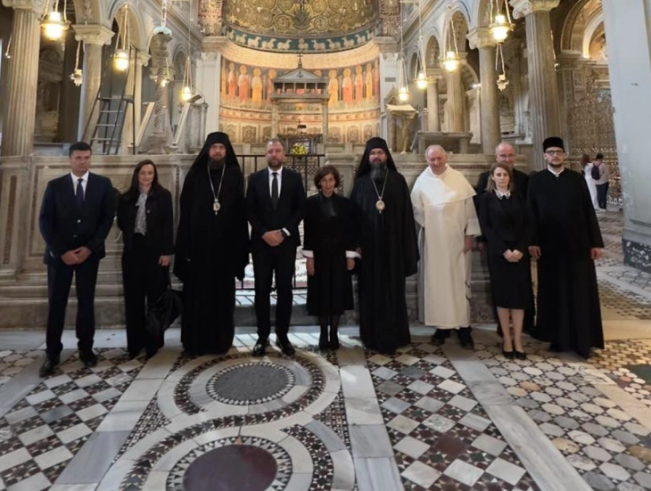 President Siljanovska-Davkova in Rome for Ss. Cyril and Methodius Day