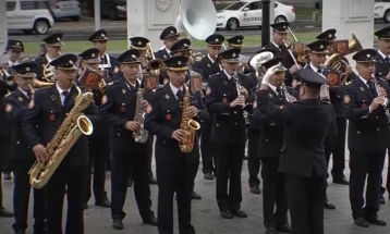 Концерт на воените оркестри од армиите на Северна Македонија и Вермонт, САД