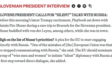 Пирц Мусар: Прекин на комуникацијата со Русија е една од грешките на ЕУ