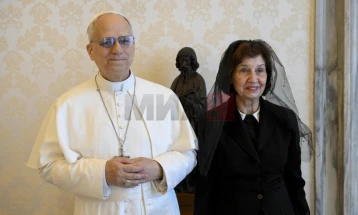 Siljanovska Davkova: Edhe Papa Leoni i 14-të dhe presidenti i Italisë janë miqtë tanë të mëdhenj