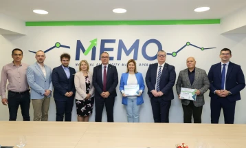 МЕМО ги издаде првите Гаранции за потекло на електрична енергија од обновливи извори на АД ЕСМ