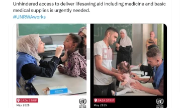 UNRVA: Vetëm gjashtë prej 22 qendrave shëndetësore të agjencisë në Gazë ende punojnë