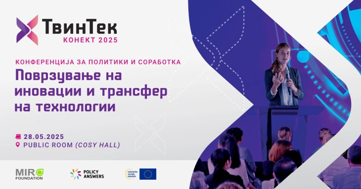 Национална конференција за трансфер на технологии, иновации и вмрежување „ТвинТек Конект 2025“