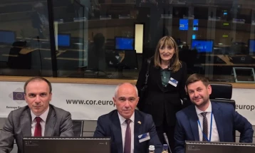 Тони Коњановски ко-претседавач на комитетот на региони во Брисел