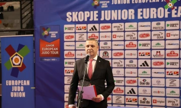 Трпаноски: Организацијата на ЕП во џудо е извонредна можност за промоција на Македонија