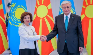 Siljanovska-Davkova invites Kazakhstani investments, says Macedonian wine, pharmaceuticals to enter Kazakhstani market