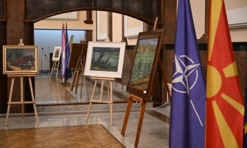 Изложба „Од ризницата на Македонското собрание“ - уметнички архив и сведоштво за поврзаност меѓу уметноста и државата