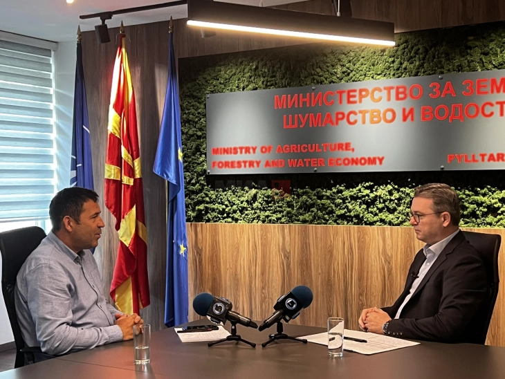 Tripunovski: Ka një zhvendosje serioze në drejtim pozitiv në bujqësi