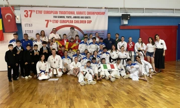 Македонските каратисти освоија 46 медали на Европскиот шампионат во Грција