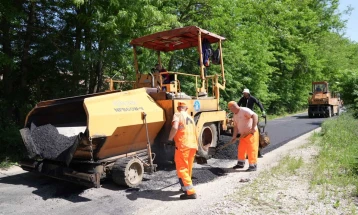 Продолжува рехабилитацијата на патот Бељаковце-Клечовце во кумановско
