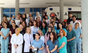 Protestë e dytë e stafit mjekësor të Spitalit klinik të Tetovës, paralajmërojnë çdo ditë shprehjen e revoltës