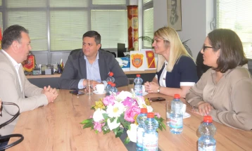 Средба на градоначалникот на Илинден со заменик министерката за европски прашања Трајков