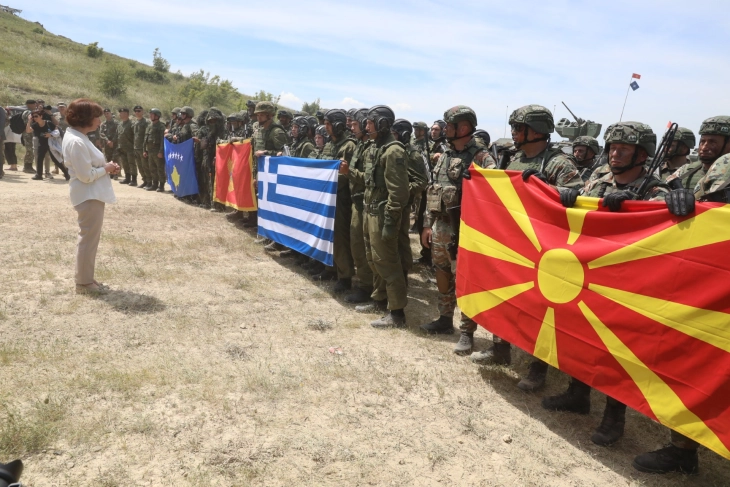 Në poligonin ushtarak Krivollak u mbajt një ditë për të ftuar të rangut të lartë në kuadër të stërvitjes ushtarake “Përgjigje e Shpejtë 2025”