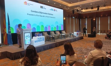 Siljanovska Davkova: Barazia gjinore nuk është vetëm statistikë, as det me numra, por një pasqyrë reale e realitetit shoqëror