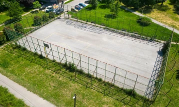 Ѓорѓиевски: Почнува целосна реконструкција на мултифункционалното игралиште и детското катче кај трим патеката